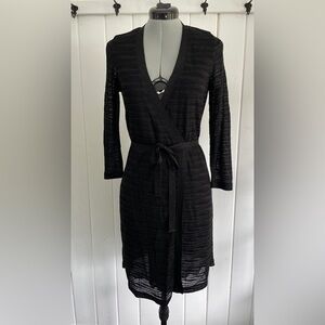 Missoni Black Tie Wrap Knit Top